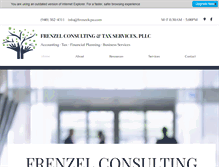 Tablet Screenshot of frenzelcpa.com